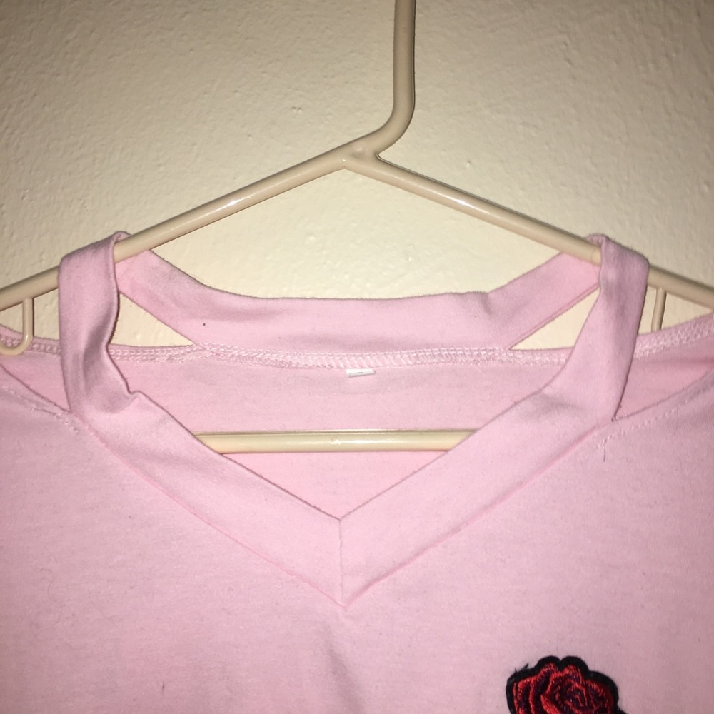 Pink Rose crop top